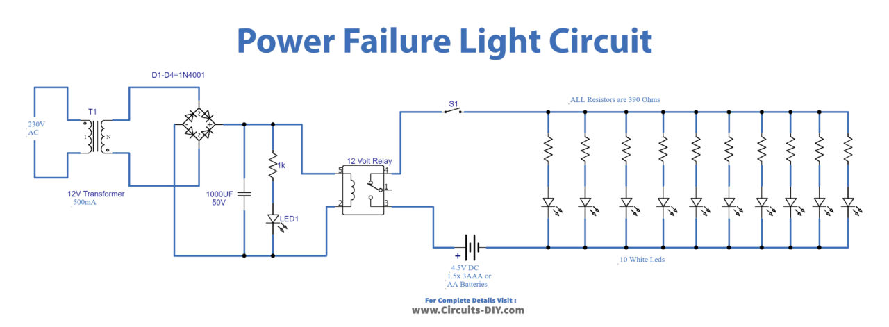 power-failure-led-light-Circuit-Diagram-Schematic