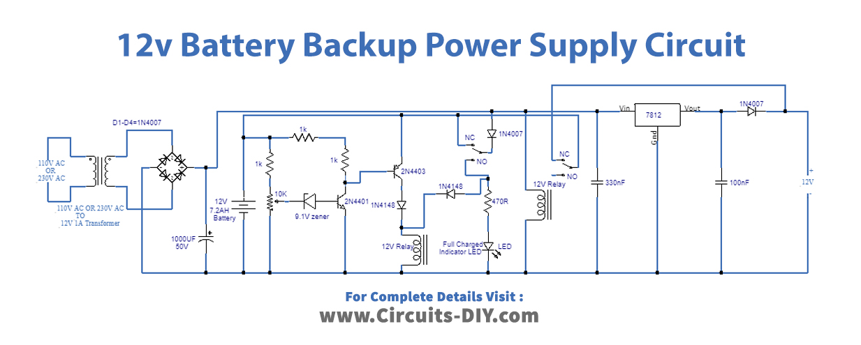 12V-Battery-Backup-Power-Supply-Circuit-Diagram-Schematic