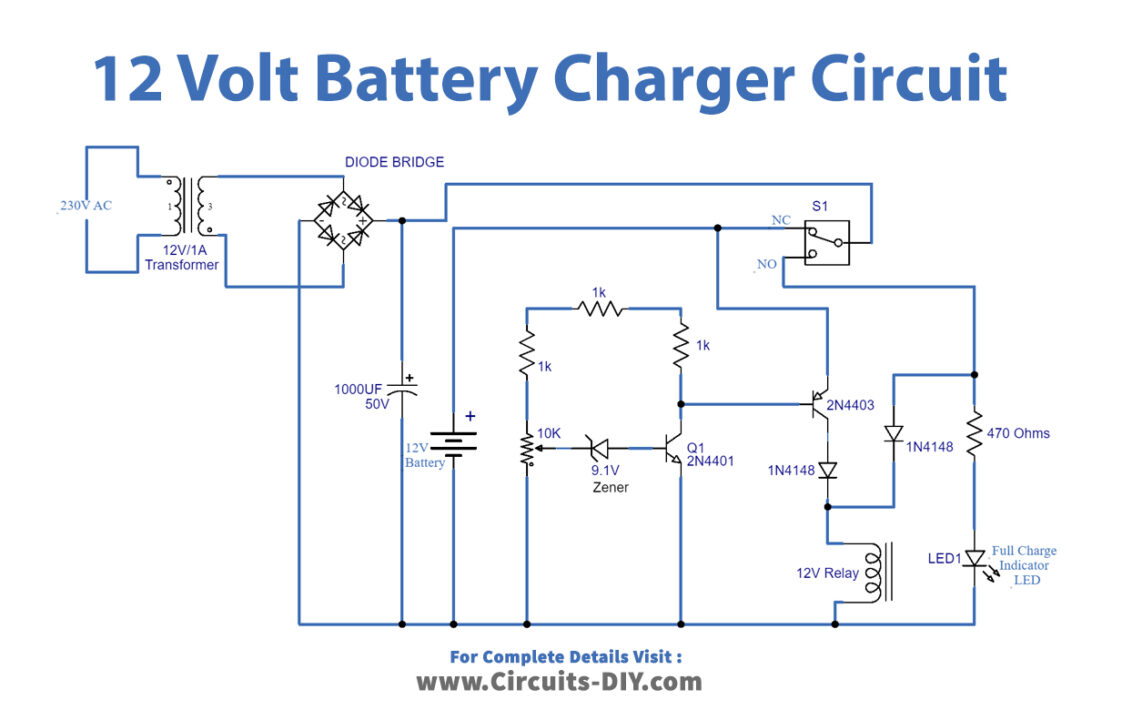 Battery Charger Circuit For 12v 6v