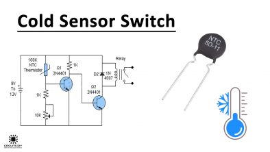 Cold Sensor Switch using NTC Thermistor