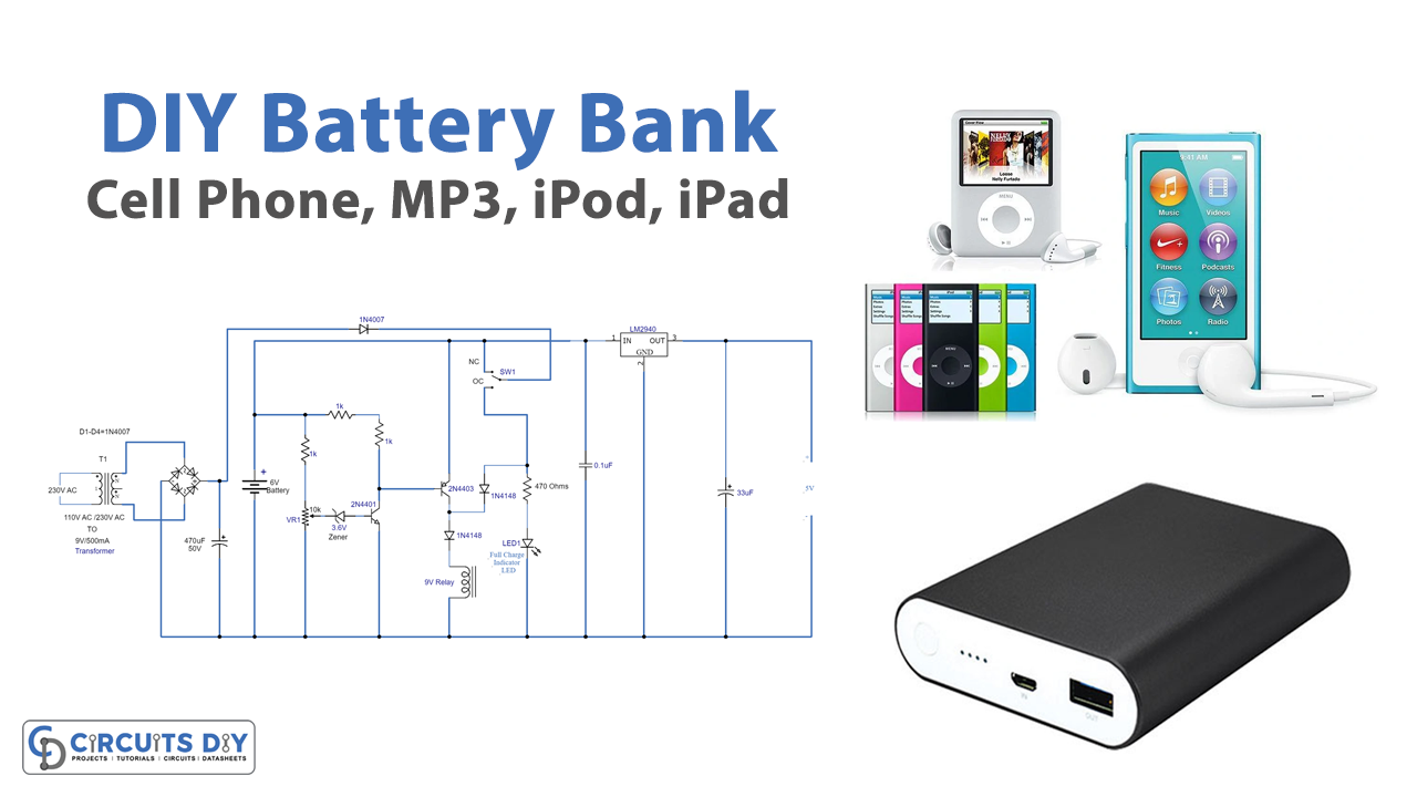 portable mobile battery charger circuit