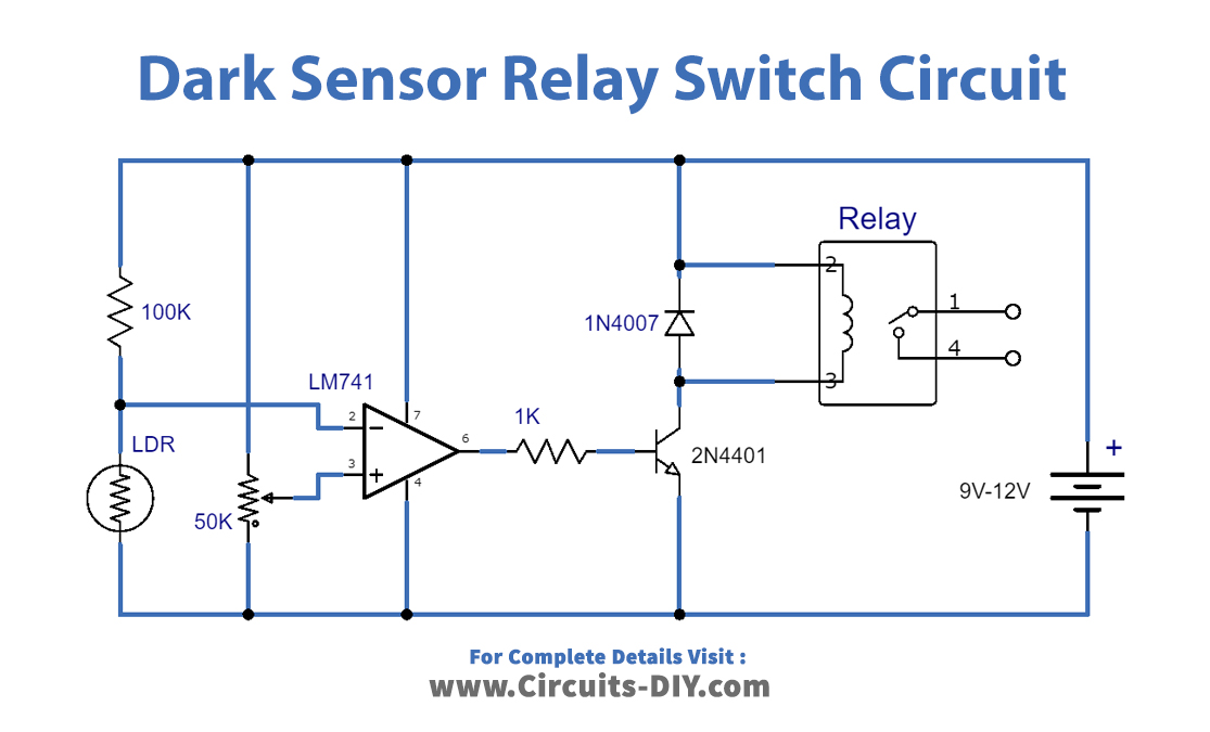 Dark-Sensor-Relay-Switch-Circuit-Diagram-Schematic