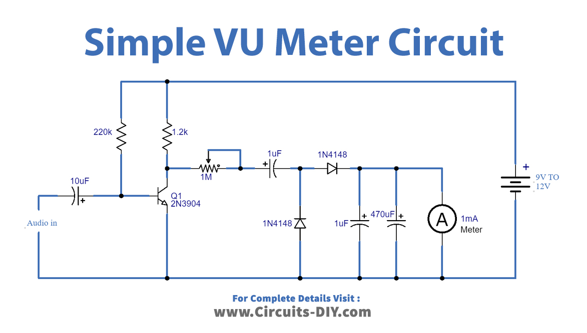 Simple-VU-Meter-Circuit-Diagram-Schematic