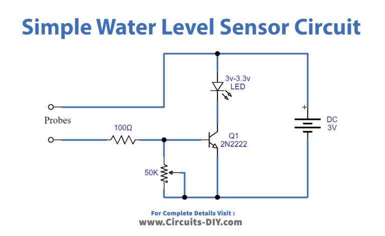 Simple Water Level Sensor Or Liquid Level Detector