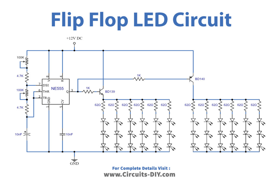 555-flip-flop-with-many-leds-Circuit-Diagram-Schematic