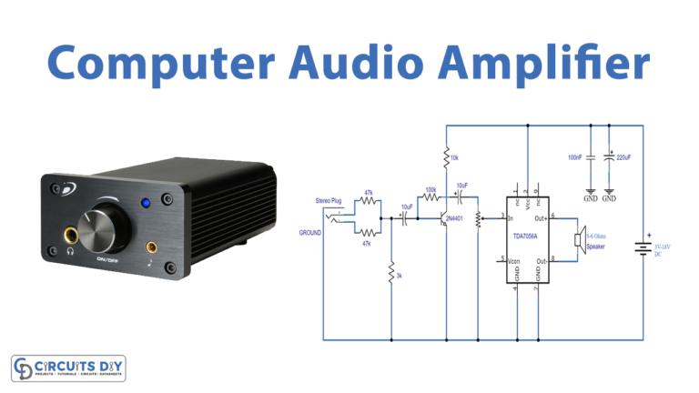 Computer Audio Amplifier Circuit with Preamplification