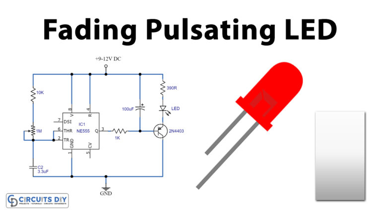 Fading Or Pulsing LED Using 555