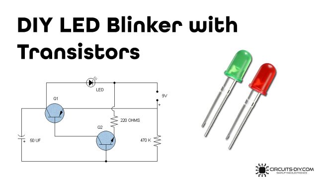 3V LED Dimmer Circuit with BC547 Transistor