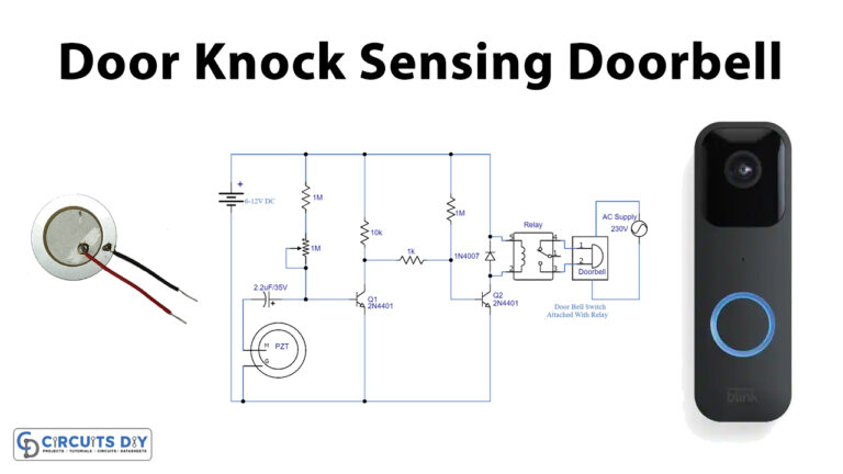 Door Knock Sensing Doorbell Using Piezoelectric Sensor