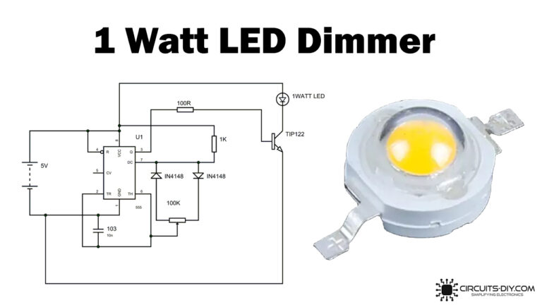 1 Watt LED Dimmer Circuit