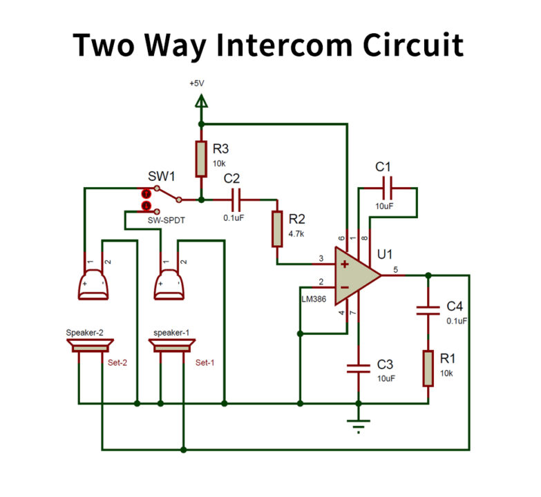 Two-Way-Intercom-Circuit