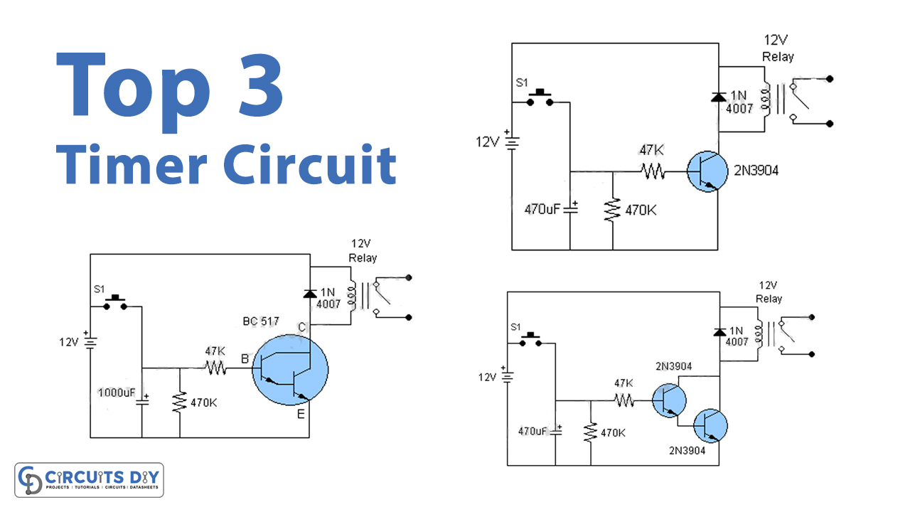3 Simple Timer Circuits