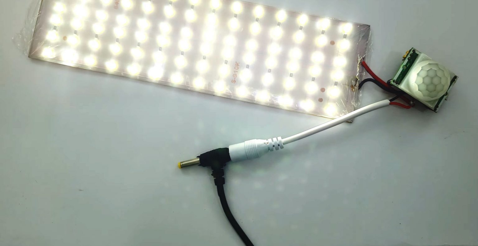 Motion Controlled LED Strip Using a Pyroelectric (PIR) Motion Sensor