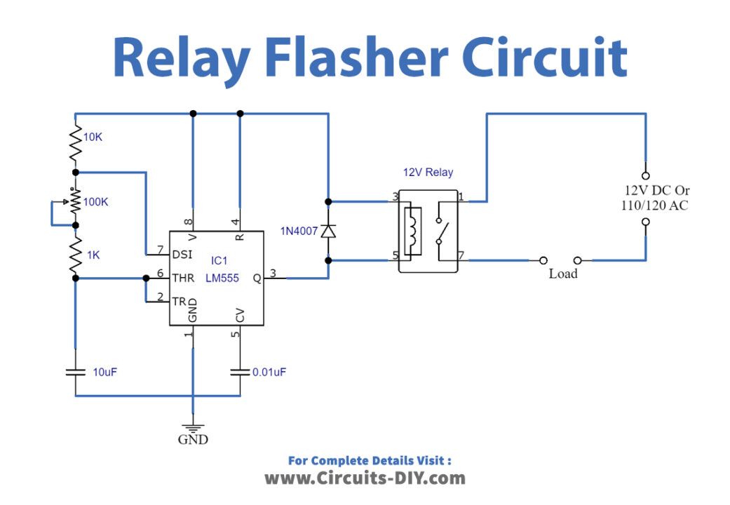 relay-flasher-Circuit-Diagram-Schematic