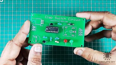 5v Relay Clap Switch Circuit with CD4017 IC
