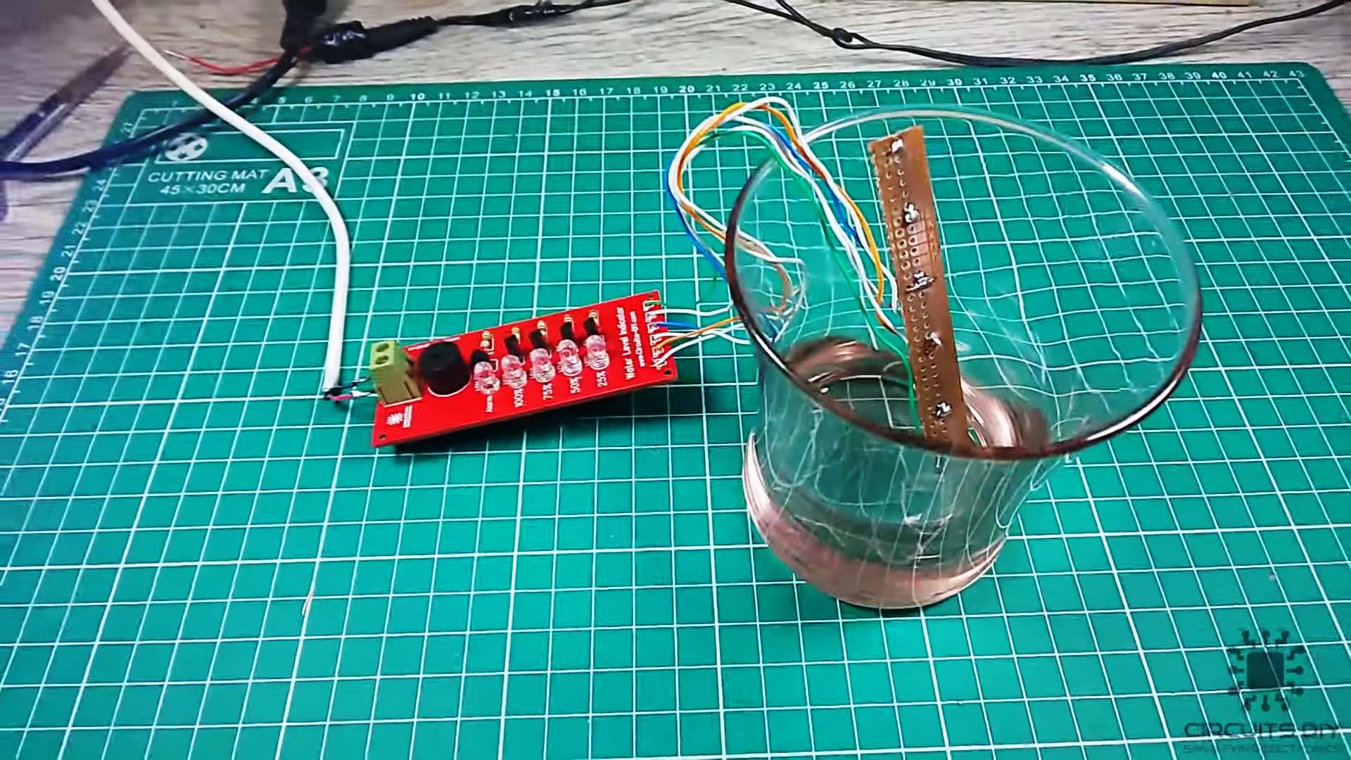 Simple Water Level Indicator Electronics Projects
