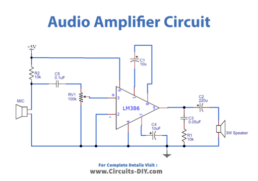 Lm386 Based Audio Amplifier Circuit