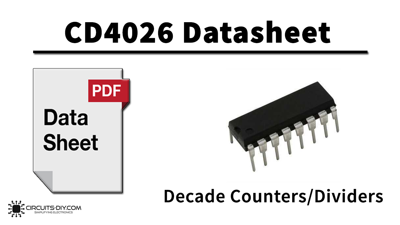 Juried Engineering CD4026BE CD4026 CD4026 CMOS Decade Counter/Divider with Decoded 7-Segment Display Outputs and Display Enable Breadboard-Friendly IC DIP-16 Pack of 10 