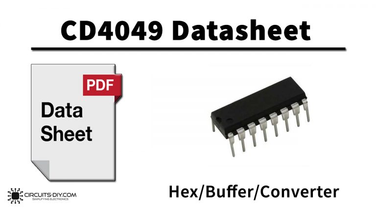 CD4049 Hex Buffer Converter - Datasheet