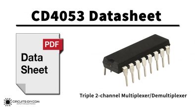 Cd4053 Triple 2 Channel Multiplexer Demultiplexer Datasheet