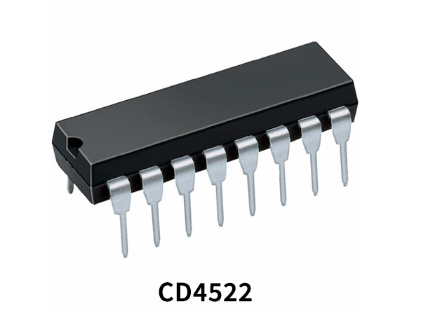 CMOS 4522 Programmable 4-bit BCD down Counter cd4522 Philips hef4522 bp 131077