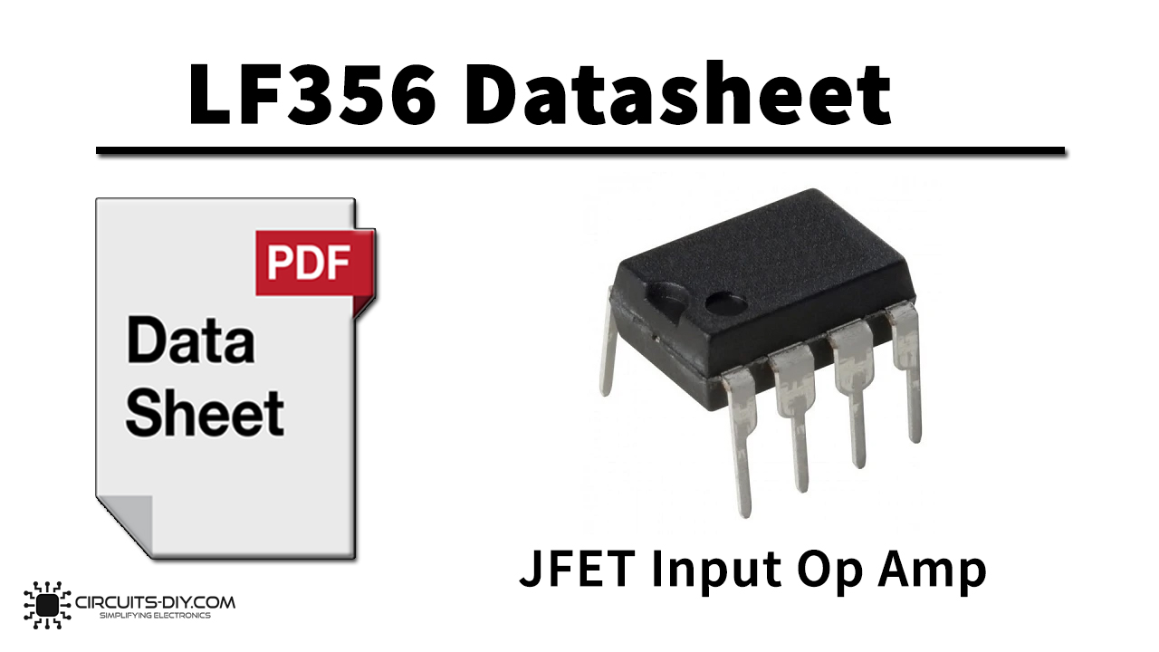 4 pcs LF356 National Semiconductor JFET Operational Amplifier 