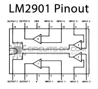 LM2901 Quad Comparator - Datasheet