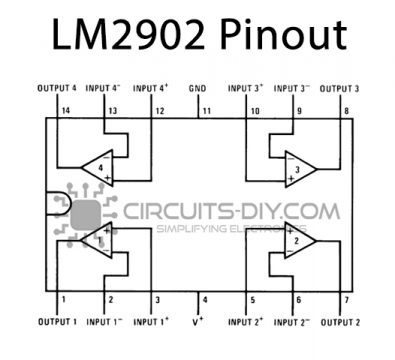 Lm2902 схема включения