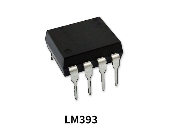 Set of 5 x LM393-dual differential comparator-ic-SO8 