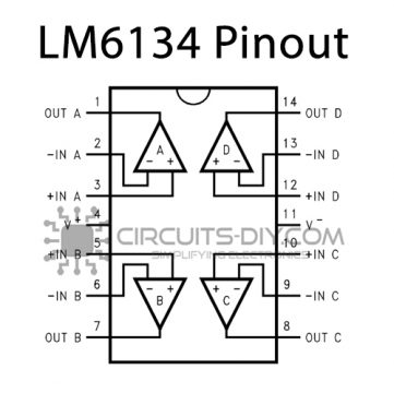 LM6134 Low Power 10MHz Quad Operational Amplifier - Datasheet