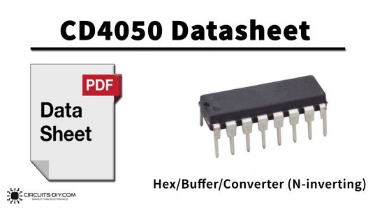 CD4050 Hex Buffer Converter (N-inverting) - Datasheet