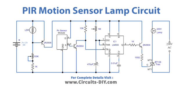 Night Activated PIR Motion Sensor Lamp