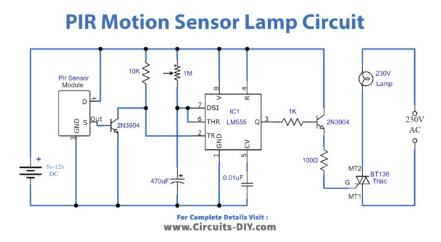 Night Activated PIR Motion Sensor Lamp