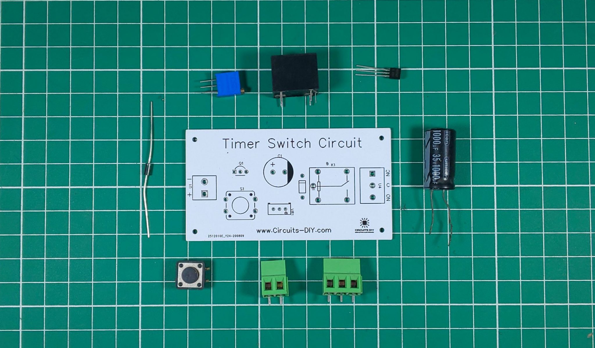 V Relay Based Timer Switch Circuit Using Bc Transistor