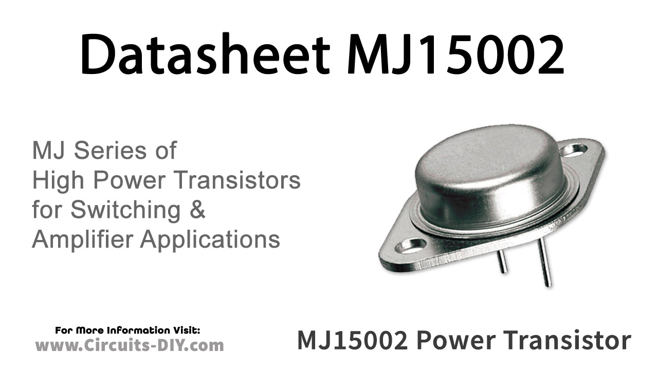 MJ15002 Datasheet