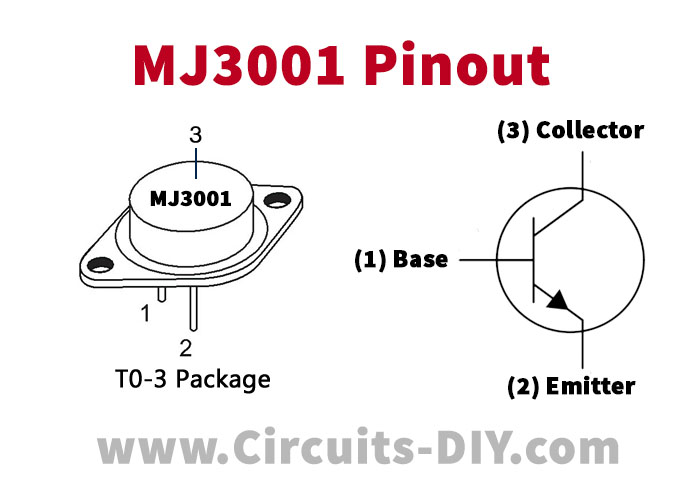 mj13015 mj2501 mj10005 to-3 Darlington Transistoren Mj3001 mj13081 mj11029