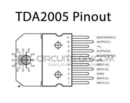 Tda2005 схема подключения