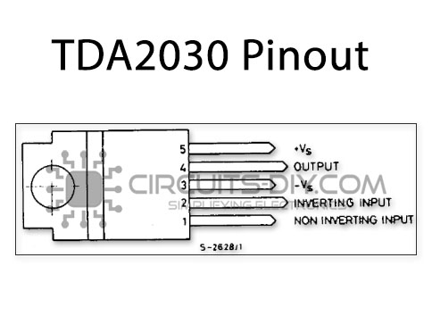 TDA2030-Pinout
