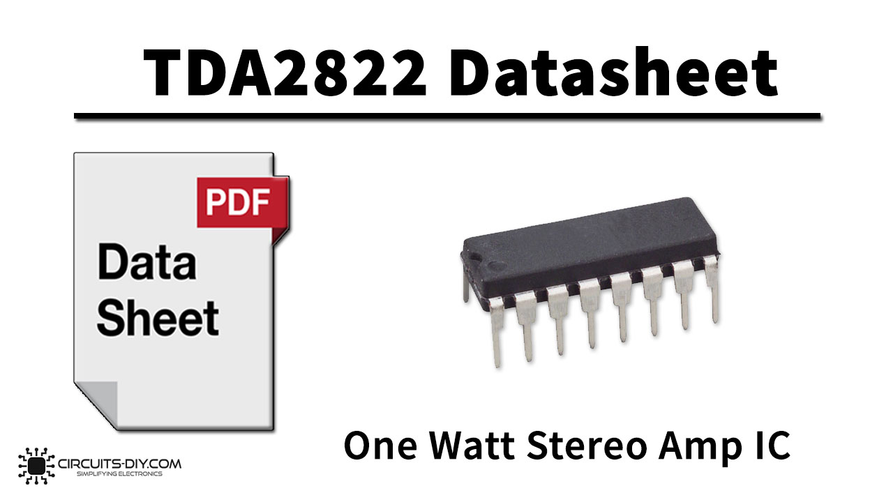 TDA2822 M 1 W Low Voltage Dual Audio Power Verstärker IC