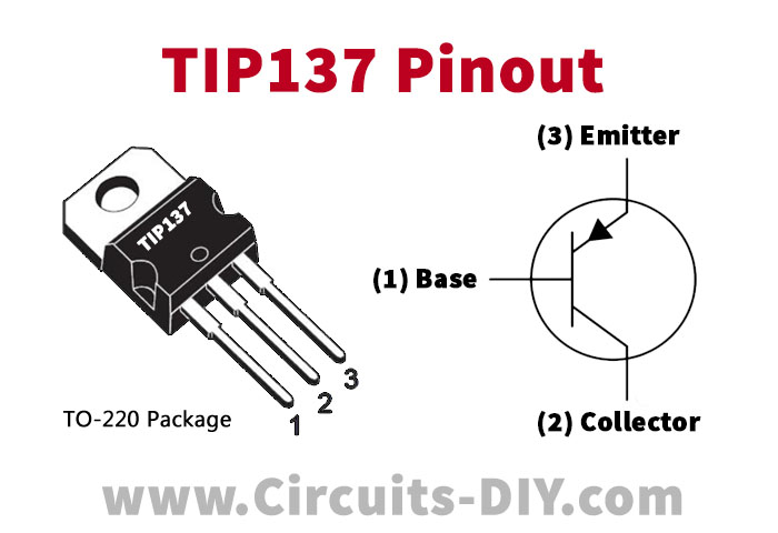 Transistor Pnp Darlington Tip137 Pack 10 Unidades 