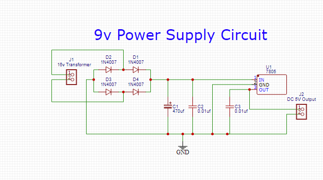 9 Volt Power Supply