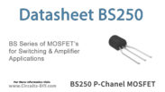 BS250 0.25A 45V P-Channel D-Mos Transistor - Datasheet