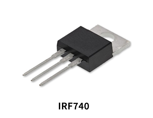 Transistors IRF740 MOSFET N-CH TO-220 10A 400V , Le MOSFET de puissance à canal N IRF740 10A 400V est conçu à l'aide du processus MESH OVERLAY basé sur la disposition des bandes consolidée de la société.