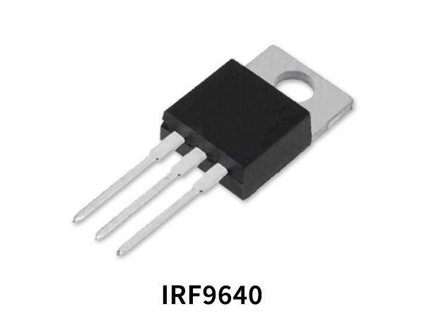 Transistor IRF9640 11A 200V Transistors à effet de champ de puissance à grille de silicium en mode d'amélioration du canal P.
