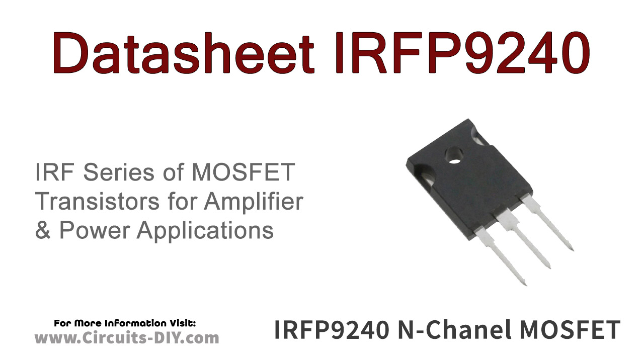 IRFP9240 Power MOSFET Datasheet, Pinout And Equivalent, 53% OFF