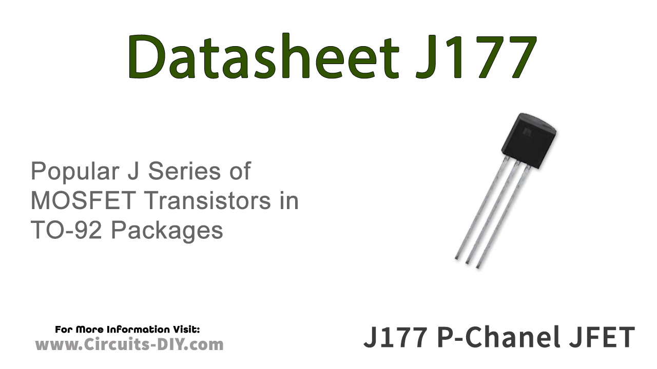 2 Piezas-j177 Transistor J-FET To-92 