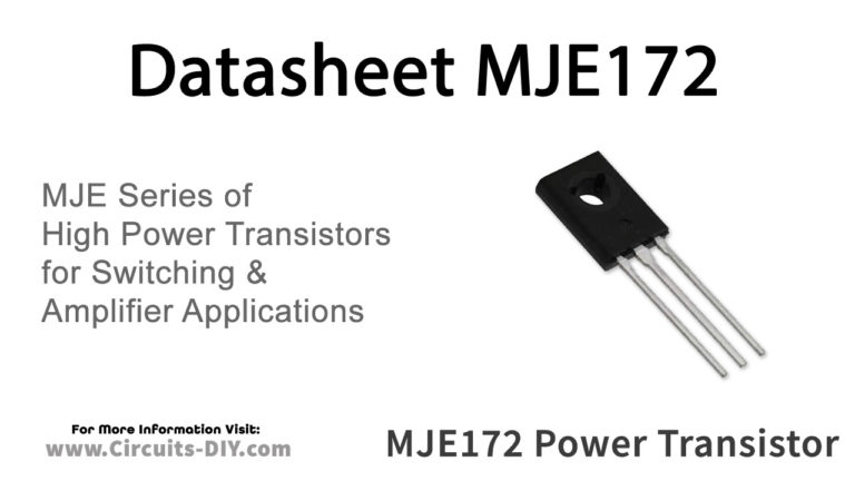 Mje172 Pnp Power Transistor Datasheet