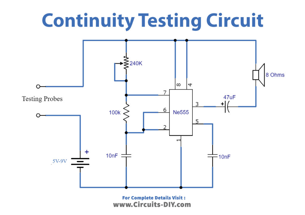 continuity-tester-Circuit-Diagram-Schematic