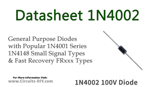 1n4002 100v 1a General Purpose Diode Datasheet