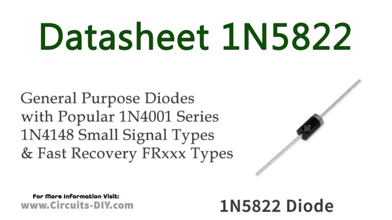 1N5822 Schottky Barrier Diode - Datasheet